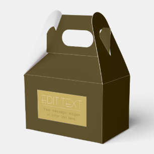 Stilfull redigerbar textmall   Vintageguld Presentaskar