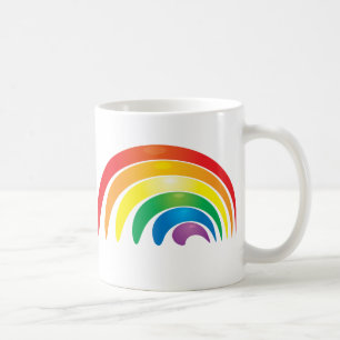 Stilfull regnbåge kaffemugg