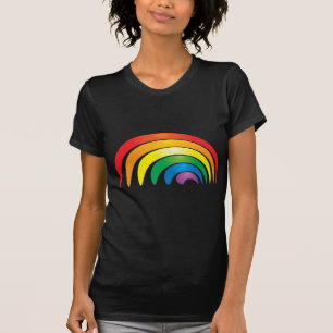 Stilfull regnbåge t-shirt
