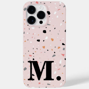 Stilfull rosa terrazzo-monogram initial