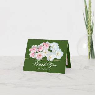 Stilfull Rosa Vit Ros & Klematis Chic Tack Kort