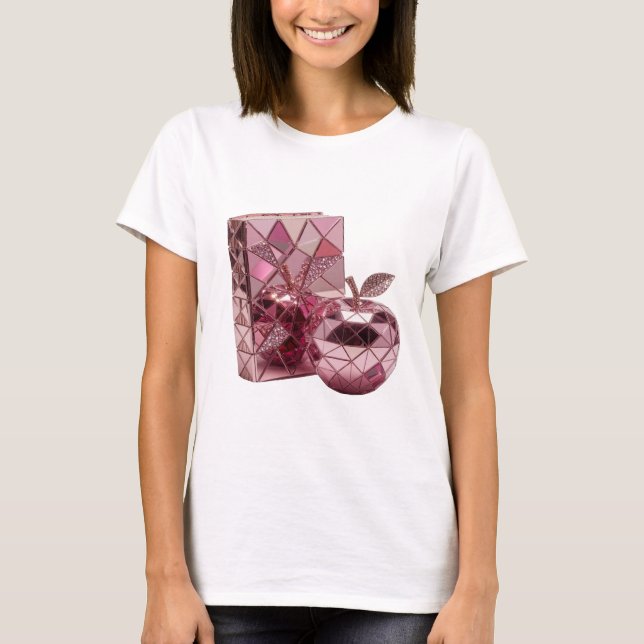 Stilfull silver ABSTRAKT KONST Modeutskrift v2 T Shirt (Framsida)