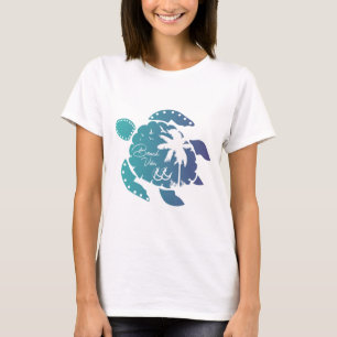 Stilfull Söt Havssköldpaddas T Shirt