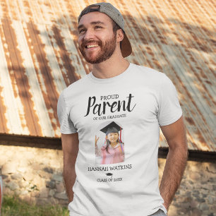 Stilfull stolt förälder Förskoleavslutning T Shirt
