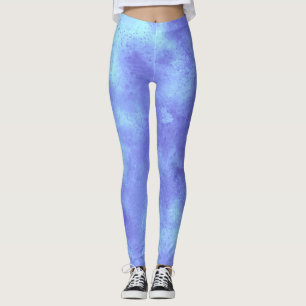 Stilfull Stormmoln effekt  Blå Leggings
