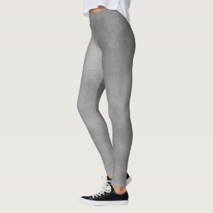 Stilfull stormmolnseffekt grå leggings