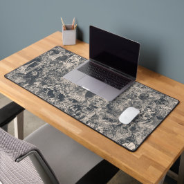 Stilfull svart Paris Toile-design