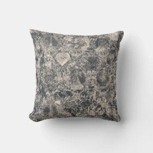 Stilfull svart Paris Toile-design Kudde