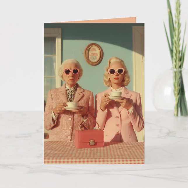 Stilfull Tea Time-Duo Kort (Framsida)