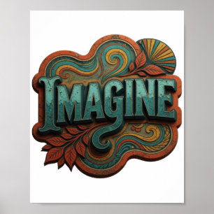 Stilfull Teal IMAGINE Poster