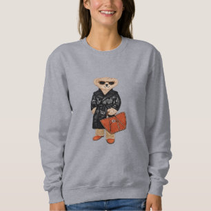 Stilfull Teddy i Trenchcoat Chic Björn Mode T Shirt