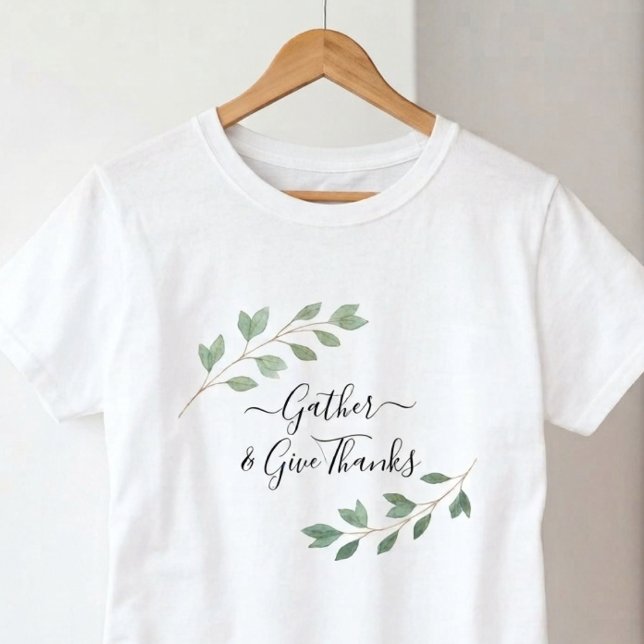 Stilfull Thanksgiving  T Shirt (Skapare uppladdad)