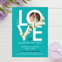 Stilfull turkos kärlek Alla hjärtans dag Foto Blom