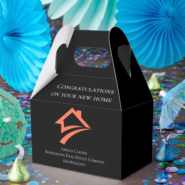 Stilfull unik svart fastighetsmäklare presentaskar (Part)