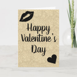 Stilfull vacker Alla hjärtans dag-kort Kort