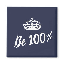 Stilfull vara 100% krona motivation magnet