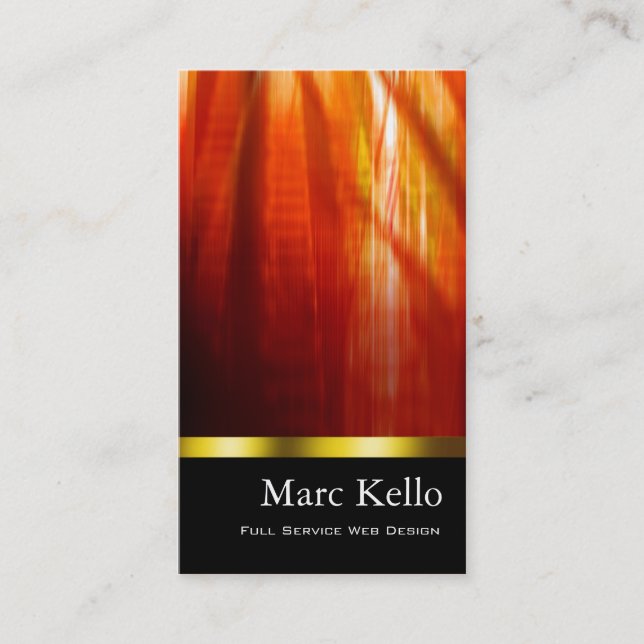 Stilfull visitkort (all - ämna) - "Lumina 2", (Framsida)