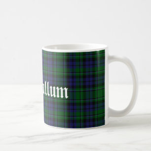 Stilfulla blått & grön MacCallum Tartanpläd Kaffemugg