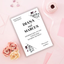 Stilfulla handritade blommor