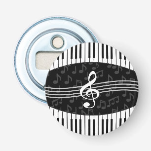 Stilfulla nycklar för för musik noterTrebleklav Flasköppnare