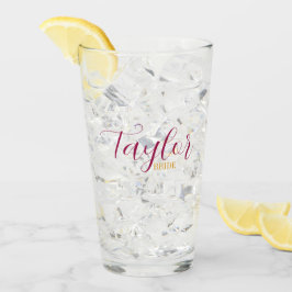 Stilfullt bröllopsnamn glaskopp