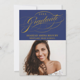 STILFULLT ELEGANTA SKRIFT 2 GRADUATE FESTINBJUDAN INBJUDNINGAR