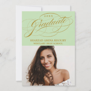 STILFULLT ELEGANTA SKRIFT 2 GRADUATE FESTINBJUDAN INBJUDNINGAR