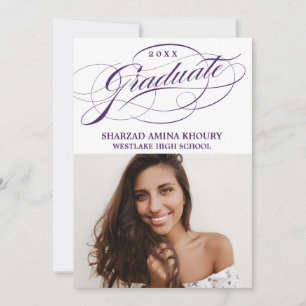 STILFULLT ELEGANTA SKRIFT 2 GRADUATE FESTINBJUDAN INBJUDNINGAR