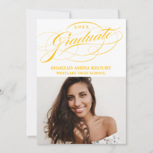 STILFULLT ELEGANTA SKRIFT 2 GRADUATE FESTINBJUDAN INBJUDNINGAR