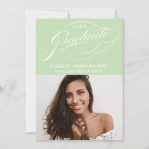 STILFULLT ELEGANTA SKRIFT 2 GRADUATE FESTINBJUDAN INBJUDNINGAR