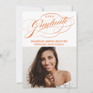 STILFULLT ELEGANTA SKRIFT 2 GRADUATE FESTINBJUDAN INBJUDNINGAR