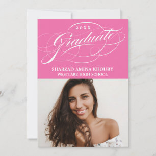 STILFULLT ELEGANTA SKRIFT 2 GRADUATE FESTINBJUDAN INBJUDNINGAR