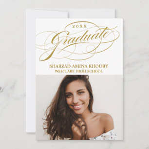 STILFULLT ELEGANTA SKRIFT 2 GRADUATE FESTINBJUDAN INBJUDNINGAR