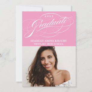 STILFULLT ELEGANTA SKRIFT 2 GRADUERINGSFEST INBJUD INBJUDNINGAR