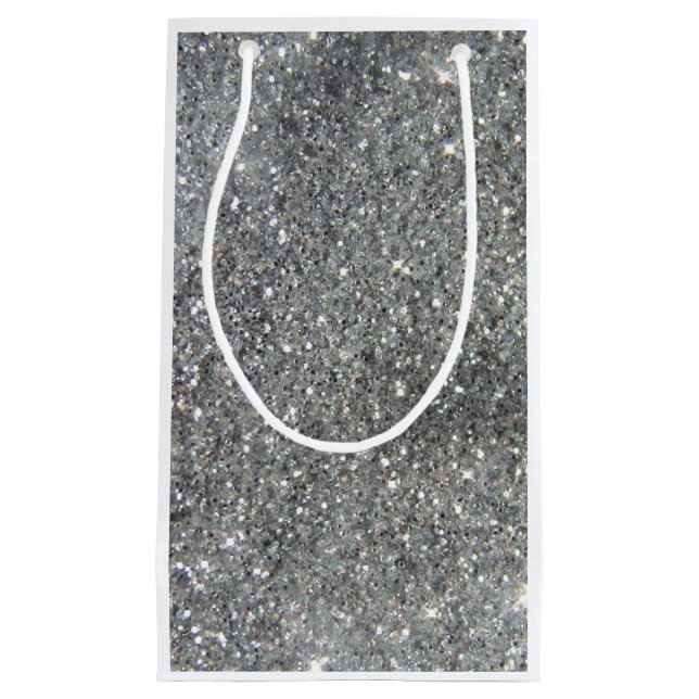 Stilfullt foto för silverglitterGlitz (Framsidan)