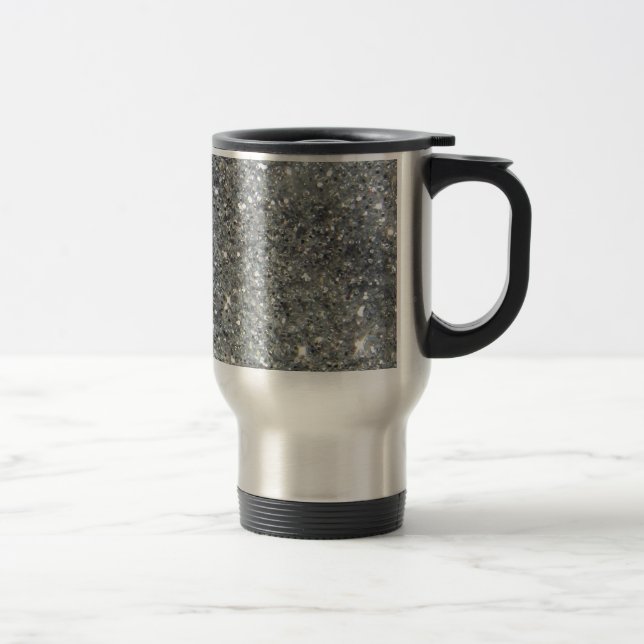 Stilfullt foto för silverglitterGlitz Resemugg (Höger)