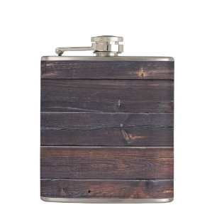 Stilfullt gammalt Wood korn Fickplunta