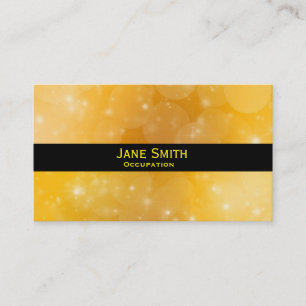 Stilfullt guld och svart modern trendig visitkort