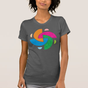 Stilfullt hakkors - Indien konst Tee Shirt