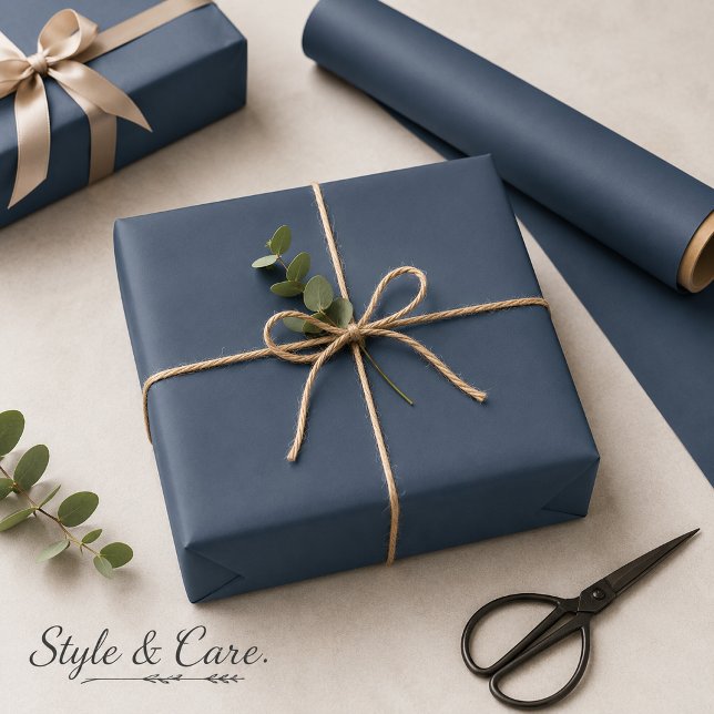 Stilfullt kolgrått inslagspapper för presenter presentpapper (Stylish Charcoal Color Wrapping Paper for Gifts)