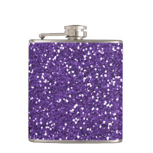 Stilfullt lilaglitter fickplunta