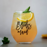 Stilfullt manus "Brudtärna" Personligt<br><div class="desc">Rolig personlig bröllopsfestdesign.</div>