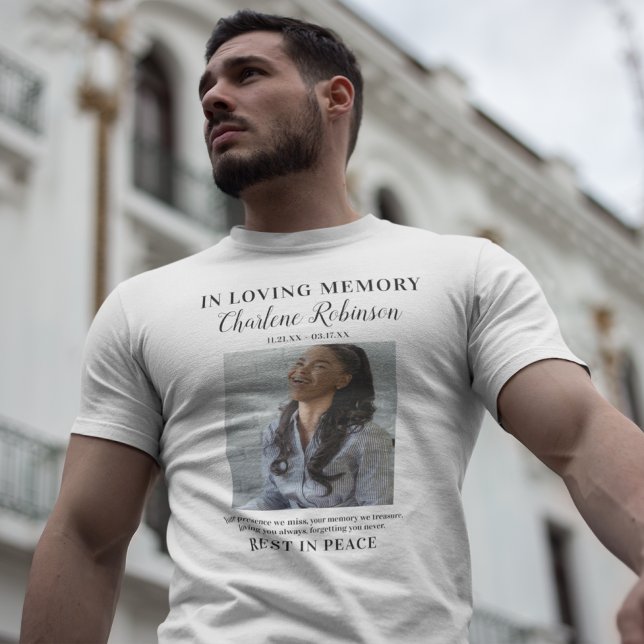 Stilfullt minne | Foto minnes T-shirt (Skapare uppladdad)
