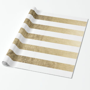 Stilfullt modernt moderiktigt fauxguld presentpapper
