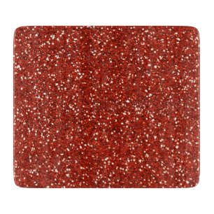 Stilfullt rött glitter