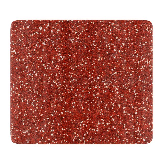 Stilfullt   rött glitter (Framsidan)