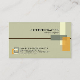 Stilfullt strukturellt iscensätta för visitkort