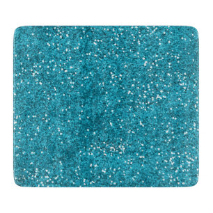 Stilfullt turkosblåttglitter