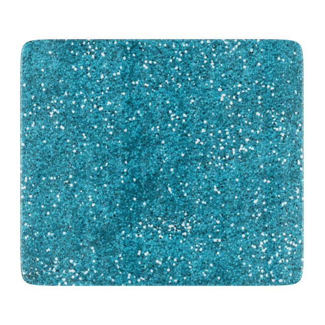 Stilfullt turkosblåttglitter (Framsidan)