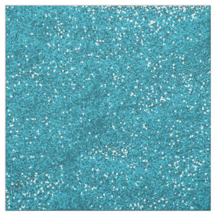 Stilfullt turkosblåttglitter tyg
